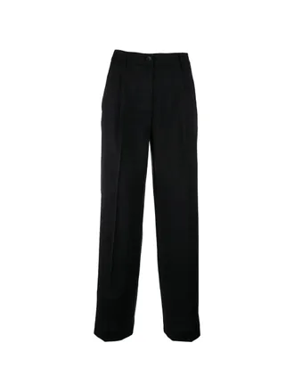 Cruna Tailored Straight-Leg High Waist Minimalist Trousers