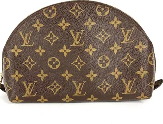 Louis Vuitton Brown Monogram Canvas Pouch Wash Bag (Pre-Owned)