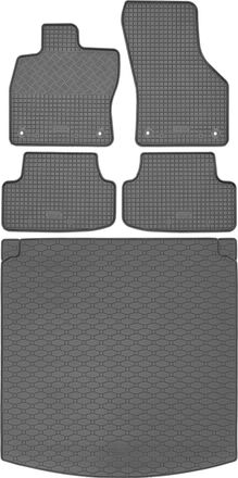 OEM Juego De Alfombrillas De Goma Para Coche Y Maletero Para Seat Leon Iii St / Leon X-perience Kombi (de Enero De 2014 A Febrero De 2020)