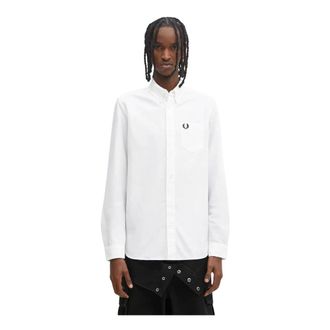 Fred Perry Camisa Oxford - Shirts - Hombre - Blanco - S