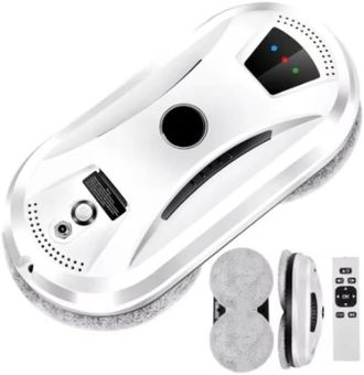OEM Robot Limpiacristales Autom&aacute;tico, Robot De Lavado De Ventanas, 5600 Pa, Con Control Remoto, Navegaci&oacute;n Inteligente, Detecci&oacute;n De Bordes, 10 Pa&ntilde;os De L