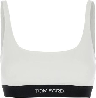 Tom Ford Modal Signature Bralette - Dames - BHs - Wit - S - Ondergoed