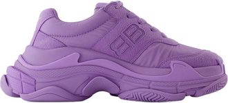 Balenciaga Womens Triple S Sneaker Purple Others