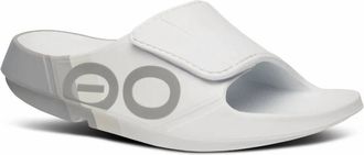 Oofos Womens Ooahh Sport Flex Slide Sandals In Smoke Rally