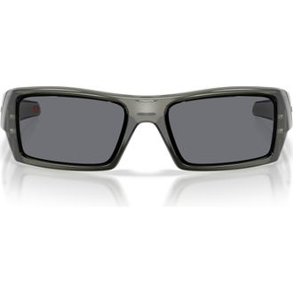 Oakley 60mm Gascan Rectangle Sunglasses in Grey Smoke /Grey at Nordstrom