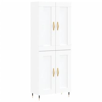 Berkfield Home Highboard White 69.5x34x180 cm Engineered Wood