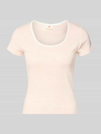 Levi's Slim Fit T-Shirt aus reiner Baumwolle Modell SWEETIE in Ecru, Gr&ouml;&szlig;e XS