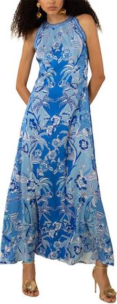 Hale Bob Florence Silk-Blend Maxi Dress