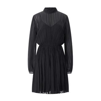 Vince Mujer, Vestidos, Negro, Talla: S