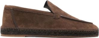 Castaner Brown Braided Suede Espadrilles