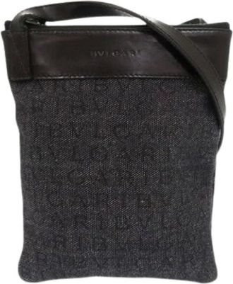 Bulgari Borsa a spalla Pochette Vintage Pre-owned - - Pre-owned - Donna - Nero - ONE SIZE