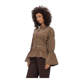 Harper & Yve Senna Blouse - Dames - Blouses & Shirts - Bruin - Maat: S Poliester