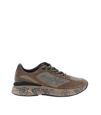 Premiata Brown Moerun Logo Sneakers