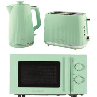Hamilton Beach Kettle, Toaster & Microwave Set Mojoto Mint Miami Hamilton Beach HBMIAKSMM