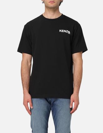 Kenzo Mens KENZO Boke Flower 2.0 Mens T Shirts Crew Neck Short Sleeve Casual Cotton Tops - Black - Size: 36