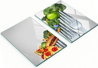 OEM Taglieri Decorativi In Vetro Temperato Per Unalimentazione Sana, 2x40x52 Cm