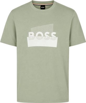 HUGO BOSS Hombre, Camisetas, Verde, Talla: 2XL