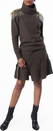 Burberry Womens Glen Wool Dress, Size Large