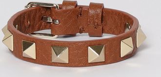 Valentino Garavani Bracciale Rockstud Valentino Garavani in pelle a grana