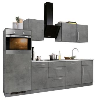 Wiho Küchen Küchenzeile »Cali« ohne E-Geräte, Breite 280 cm