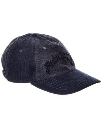 Palm Angels Curved Logo Corduroy Cap
