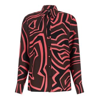 Pucci Camicia in seta con stampa Labirinto - - Blouses & Shirts - Donna - Multicolore - L