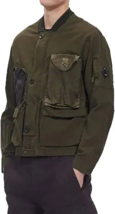 C.P. Company Outerwear Short Jacket In Ivy Green