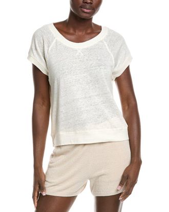 Barefoot Dreams Malibu Collection Linen Raglan T-Shirt