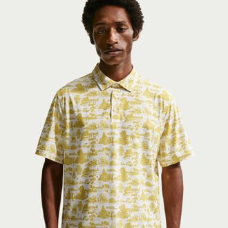 Nike Mens Tailored Performance Dri-FIT Golf Polo in Yellow | IO2167-389