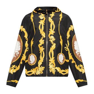 Versace Heren, Jassen, Zwart, Maat: XL Poliester