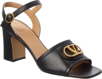 Valentino Vlogo 75 Leather Sandal