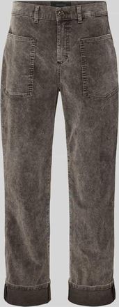 Angels Cordhose mit Eingrifftaschen in Dunkelgrau Melange, Größe 34/29