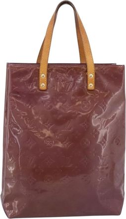Louis Vuitton Reade Monogram Vernis Purple Patent_Leather Handbag (Pre-Owned)