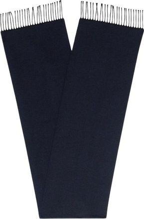 Brooks Brothers Chevron Wollen Sjaal - Heren - Wintersjaals - Blauw - ONE Size - Wol - Accessoires