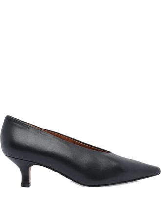 Ángel Alarcón 55mm pointed-toe leather pumps - Black