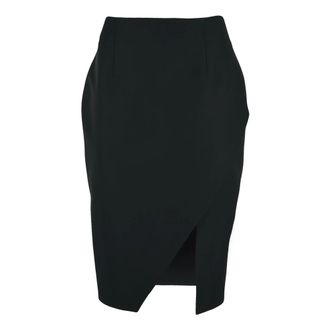 Liu Jo Rokken, Dames, Zwart, S, Leer, Longuette a tubino