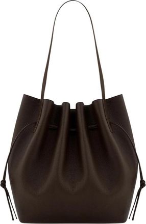 Yuzefi Scallop Tote - Dames - Schoudertassen - Grijs - ONE Size - Leer - Tassen