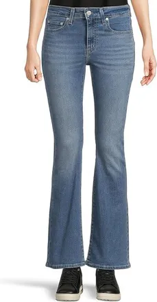 Levi's 726 High Rise Flare Womens Jeans Eternal Indigo Mid : 30 30, Cotton/Denim/Elastane
