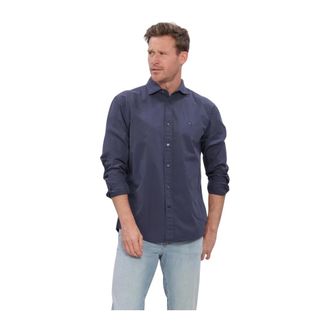 Tommy Hilfiger Casual Shirts - Heren - Casual Overhemden - Blauw - S - Overhemden
