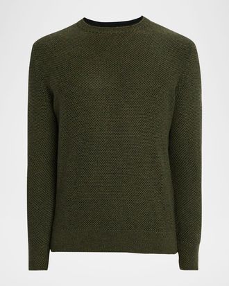 Loro Piana Mens Cashmere Girocollo City Crewneck Sweater