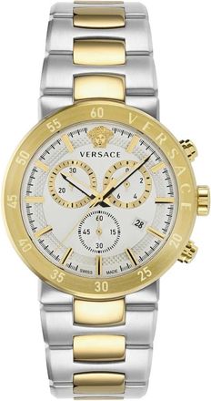 Versace Chronograph Urban Mystique Horloge - Heren - Horloges - Geel - ONE Size - Accessoires