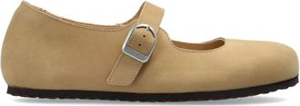 Birkenstock Dames, Schoenen, Beige, Maat: 36 EU Leer