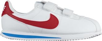 Nike Boys Cortez - Preschool Running Shoes White/Varsity Red/Varsity Royal Size 10.5