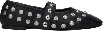Stella McCartney Studded Eco Leather Ballet Flats - Dames - Ballerinas - Zwart - 36 1/2 EU - Leer - Schoenen