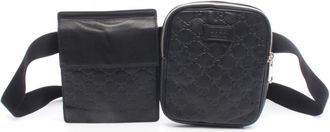 Gucci Black Leather Fanny Pack (Pre-Owned)