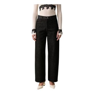 Patrizia Pepe Jeans Wide Leg - - Jeans - Donna - Nero - W26