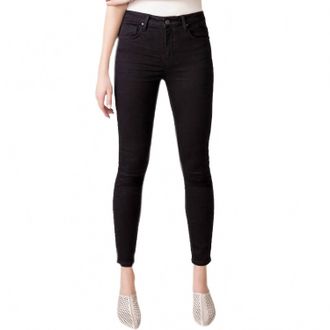 Unpublished Olivia High Rise Skinny Jeans In Noir
