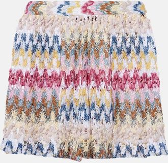 Missoni Shorts in maglia lamé