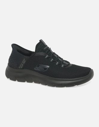 Skechers Mens Slip-In Summits Mens Trainers - Black - Size: 10