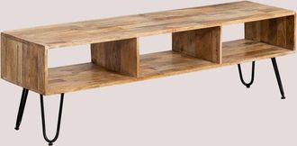 Sklum Sklum - Mueble tv 140x35 cm en madera de mango Dugan